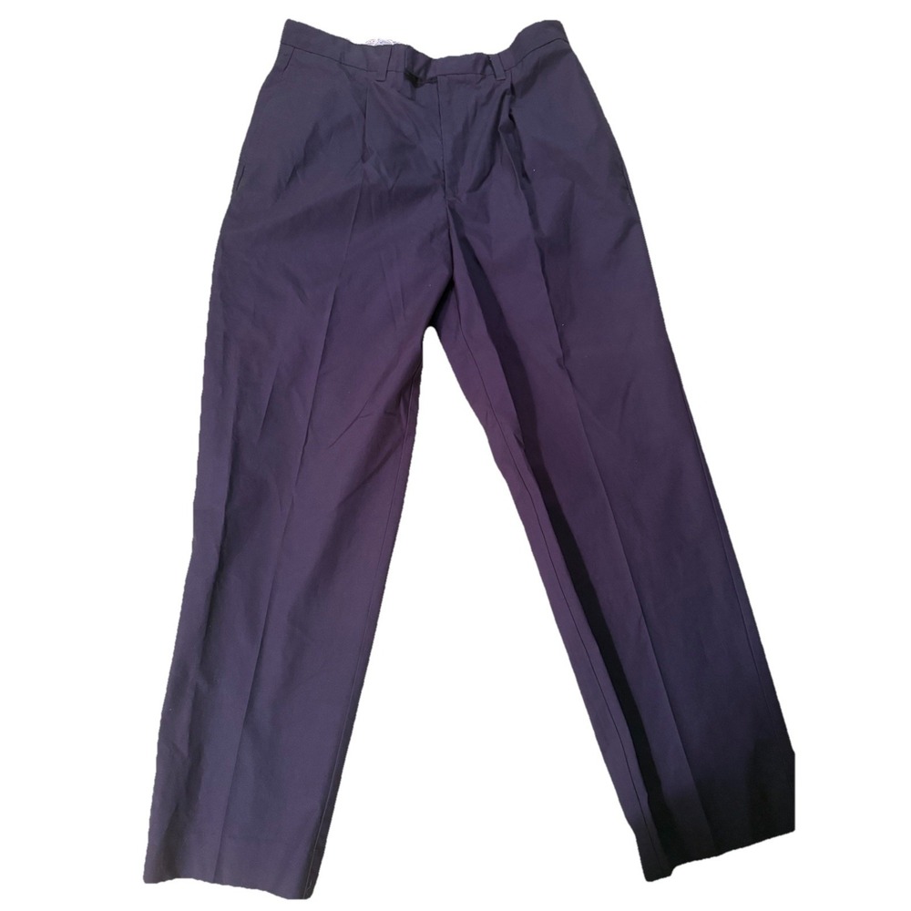 Tommy Hilfiger Navy Pleated chinos  size 33x30, NEW with tags
